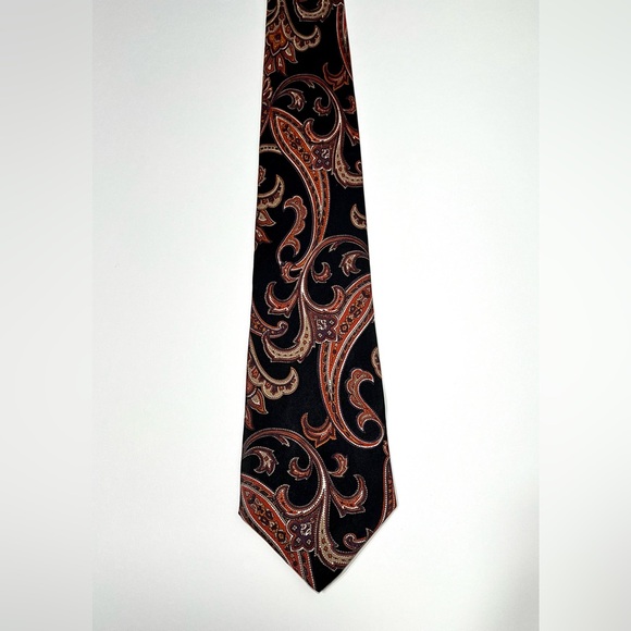 Robinson’s Vintage Tie Paisley 100% Silk - Picture 3 of 7